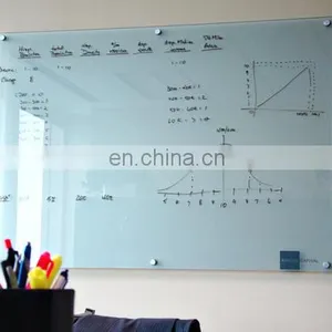 Wholesale Price Dry Erase Magnetic Glass White Board With Magnet thumbnail-1