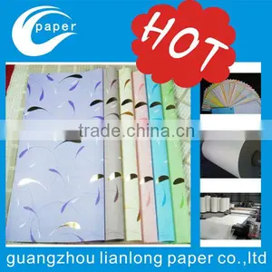 Natural Fibre Paper With Color Silk for Flower Wrapping thumbnail-1