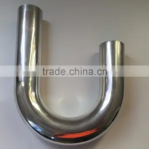 2015 Best Selling Products High Pressure Large Diameter Round Polished Aluminum Pipe Elbow thumbnail-3