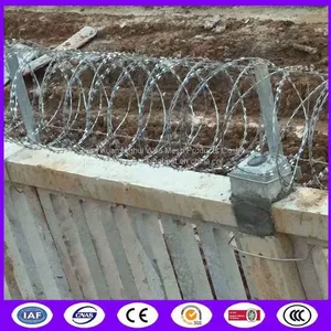 Electro Razor Barbed Wire Double Coil High Tensile Concertina Wire In Roll thumbnail-1