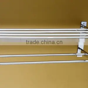 Chaoan Bathroom Accessories Stainless Steel Hotel Outdoor Towel Rack & Shelf. thumbnail-1