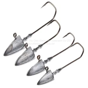 DUUV 3.5/5/7/10/14/21G Original Colors Arrow Lead Head Hooks Bass Fishing Fishing Hook Lead Hooks for Jig Head Rig thumbnail-1