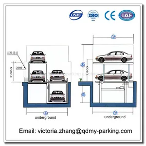 PJS-1+1, PJS-2+1, PJS-3+1 Multi-level Underground Automatic Car Lift/PLC Control Car Parking System thumbnail-1