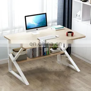 China Supplier Cheap Price Home Office Equipment Furniture Wood Computer Study Table Wooden Executive Computer Office Desks thumbnail-4