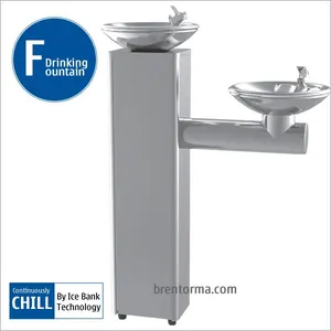 DF3BC Floor Mount Bi-Level Stainless Steel Drinking Fountain thumbnail-1