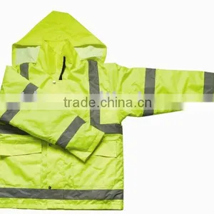 Safety Jacket High Visibility Safety Coat thumbnail-1