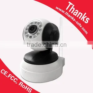 Plug and Play 720P P/T Wifi IP Camera, Smart Home Security System Wireless IP Camera Baby Monitor With P2P and SD Card thumbnail-1