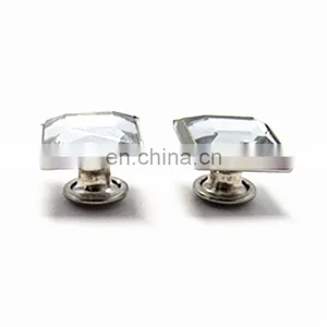 Best Selling 10mm Square Crystal Rivet For Leather thumbnail-4
