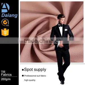 Multicolor Cool 260gsm Polyester Fabric TR Suiting Fabric For Uniforms thumbnail-3