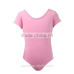 Bowknot Back Spandex Red Kids Ballet Leotards thumbnail-4