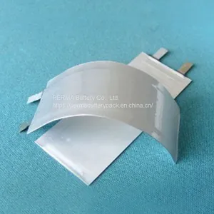 Ultra Thin Small Curved Rechargeable Lithium Polymer Battery Customized for Smart Wearable Technology thumbnail-5