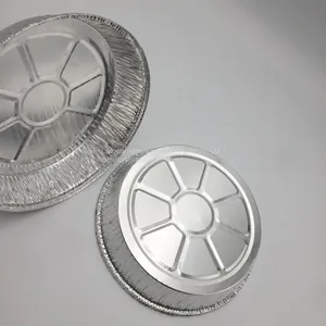 9 Inches Round Disposable Foil Roasting Dishes thumbnail-3