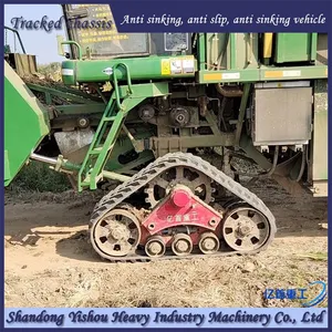 Harvester Modified Rubber Track Chassis for Rainy Season Anti Sinking Vehicle thumbnail-1