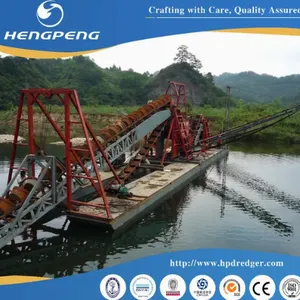 China Heavy-Duty 120m3/T Chain Bucket Iron Dredger for Reliable Slurry Processing thumbnail-2