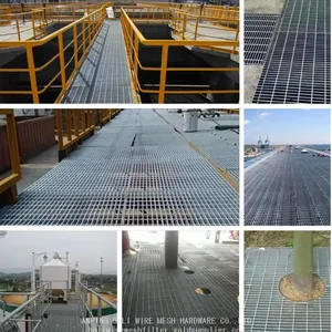 Hot Galvanized Building Reconstruction Building Upgrade Flooring Bar Grating /Heavy-Duty Industrial Floor Grating thumbnail-4