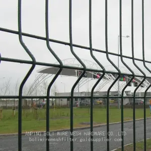 Curvy Welded Wire Fence Supplier PE Coated and PVC Coated Welded Wire Fencing Curvy Welded Wire Mesh Fence/BOLI WIRE MESH QUALITY WELDED WIRE FENCING thumbnail-5