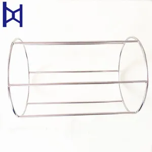 High Quality Wholesales Stainless Steel Woven Mesh Basket With Handle For Goods Storage thumbnail-2