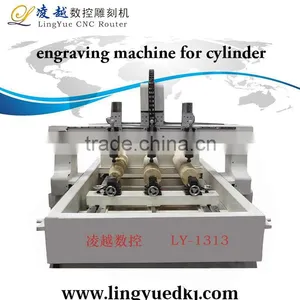LY 1313-3 Cylinder Engraving Cutting Machine/Rotary Engraver thumbnail-1