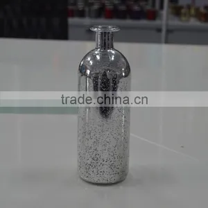 Small Size Silver Illuminated Flower Vase Silver Vases thumbnail-1