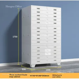 Architectural Blueprint Cabinet | Reinforced Load-Bearing | Flexible Roller Drawers | Research Institute Storage thumbnail-3
