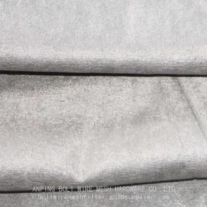 100% Silver Fiber Emf Mesh Netting Fabric for Mosquito Net Anti Radiation Bed Canopy EMF Protection Curtain for Good Healthy BOLI thumbnail-1