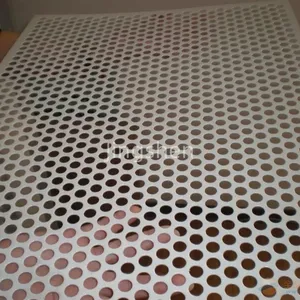 Galvanized 316 Stainless Steel Welded Custom Round Hole Micro-perforated Metal Mesh Powder Coated Sheet thumbnail-5