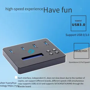 Yuanyihua Usb 3.1 All-in-one Flash Copier for Offline Copying, Supporting Copying Between Usb-hdd and Usb-nvme. Free Shipping for Orders Within 1 - 3 Days thumbnail-2