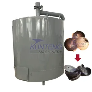 Olive Charcoal Machine Wood Log Biochar Charcoal Machine Briketing Charcoal Machine EPC thumbnail-1