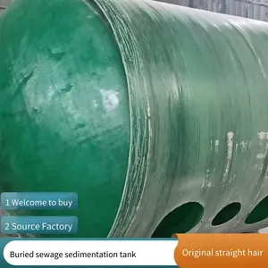 In-stock Frp Septic Tanks for Farms, Three-compartment Buried Type, Livestock and Poultry Sewage Sedimentation and Purification Facilities thumbnail-2