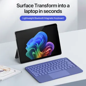 Keyboard for Microsoft Surface 8 Bluetooth Wireless With 7-Color Backlit Keyboard For Surface 9 Touchpad Keyboard for Surface 10 thumbnail-1