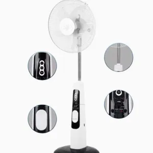 18-inch, Factory Direct Wholesale Price, Household Outdoor High-wind Charging 12V Solar Fan（Wechat:13510231336） thumbnail-1