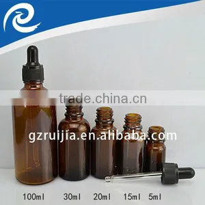 Brown Glass Bottles /amber Glass Bottles for E-cig , 5ml 30ml 100ml ,10ml thumbnail-1