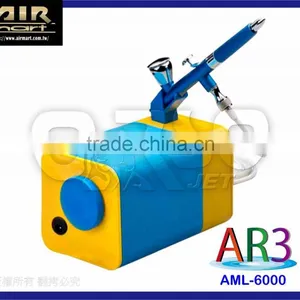 Taiwan Made Model No AR3 for Nail Art and Makeup AIRBRUSH MINI AIR COMPRESSOR thumbnail-3