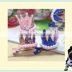 Wholesale Cheap Pet Supplies With Pet Crown on His Head thumbnail-3