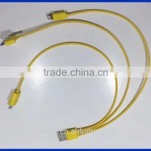 New Color Blister Pack for Green Color 3 In 1 USB Charger Cable for Iphone and for Samsung Use of Cable thumbnail-4