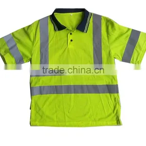 Short Sleeve hi Visibility Reflective T-shirt thumbnail-1