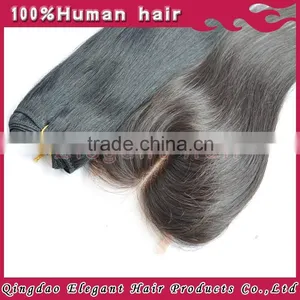 China Factory 7A Unprocessed Wholesaler Double Weft Brazilian Virgin Hair Full Cuticle Lace Closure thumbnail-2