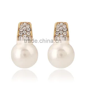 Korea Pearl Designs Trends Gold Jewelry Fashion Daily Wear Earrings thumbnail-2