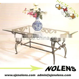 China Tea Table,/Glass Table Restoring Ancient Ways /Metal Frame And Glass Top Coffee Table thumbnail-1