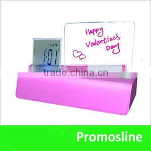 Hot Selling Custom LED Alarm Clock With Message Board thumbnail-1