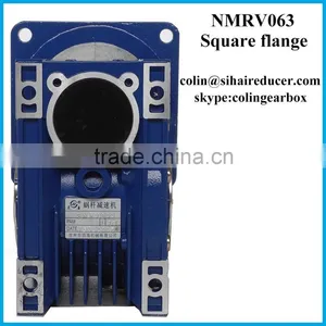 NMRV063 Aluminium Alloy Square Flange Worm Gearbox Machine thumbnail-2