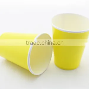 9 oz Solid Pink Drinking Outdoor Party Paper Cups for Party Supplies thumbnail-4