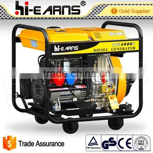 High Quality 5KW Open Frame 400V Diesel Generator thumbnail-1