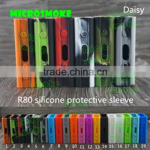 2016 Stock Offer Hottest Selling Silicone Case/skin/sleeve for New Vape Mod SMOKE Micro One R80 thumbnail-2