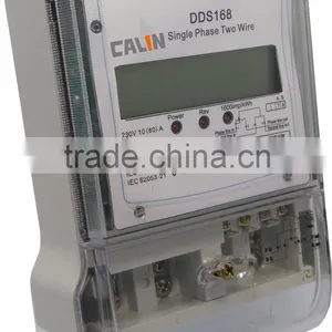 Low Cost Single Phase LCD Display Electricity Meter thumbnail-1