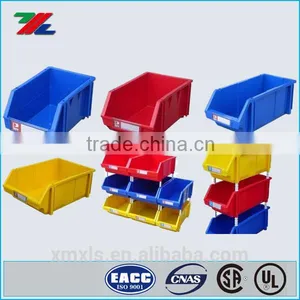 Heavy Duty Stack and Nest Container ; Plastic Parts Bin With Dividers; Hanging Bin Divider thumbnail-1