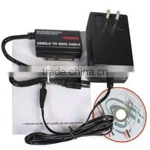 Black USB 3.0 to SATA IDE Cable thumbnail-3