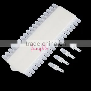 Hot Selling Nail Practice Display Tools Plastic Natural Clear Square Dmountable 36tips Nail Color Chart thumbnail-1