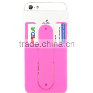 3m Sticker Smart Wallet Mobile Card Holder With Stand thumbnail-1