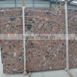Red Pepple Marble Stone Slab Price per Square Meter thumbnail-2